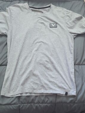 Authentic Versace 19v69 V Neck Gray Shirt Size M Italy